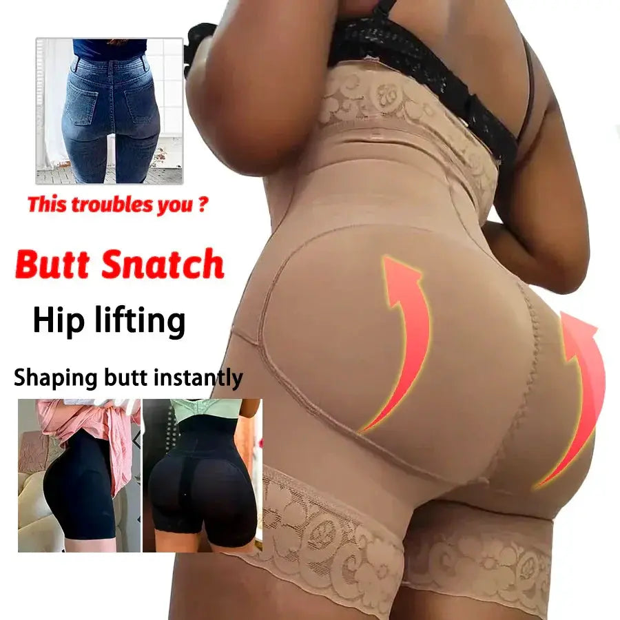 Seamless High Waist Shapewear Butt Lifting Panties