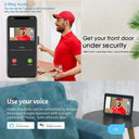 Tuya Smart 1080P Doorbell Camera With WiFi Intercom And Remote Unlock See Guests