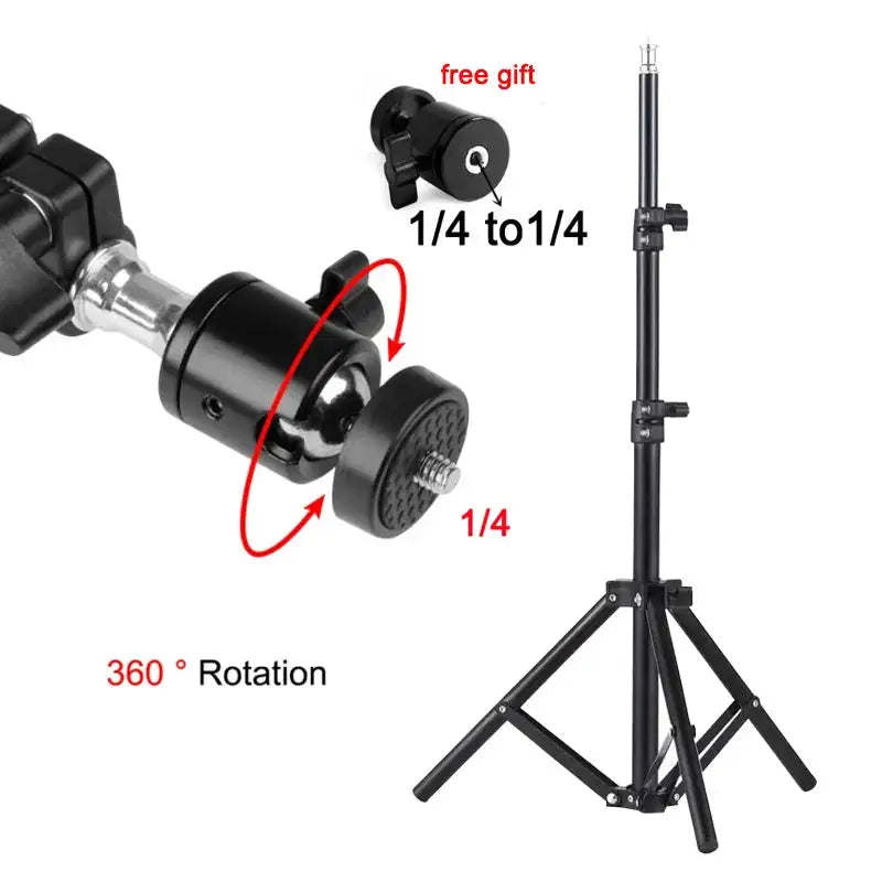 DITONG Extendable 160cm Projector Bracket Travel Tripod Photographic Lighting Stand for Magcubic HY300Pro & HY320mini Projector