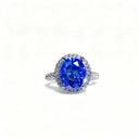 Luxury Sterling Silver Moissanite Ring