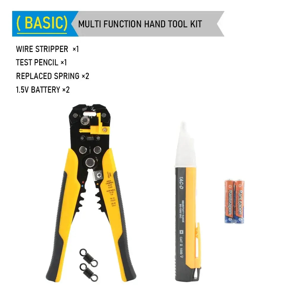 Professional Electrician Wire Terminal Pliers Set Tool
