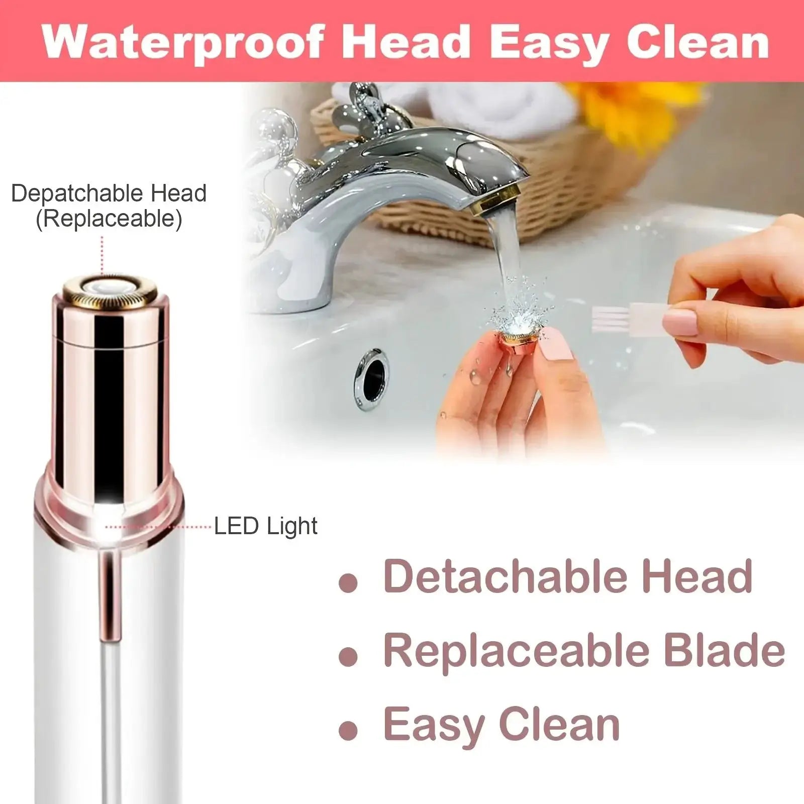 Women's Electric Hair Remover - Lipstick Design - OurLum.com