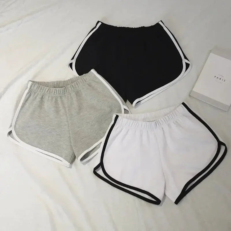 High-Waisted Quick-Dry Elastic Shorts for Women Activewear