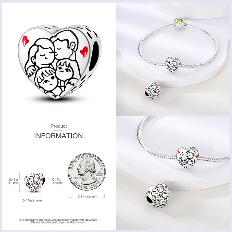 Sterling Silver Heart Shaped Warm
