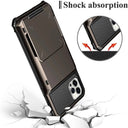 Card Slots Wallet Case For iPhone Pro Max Mini Plus