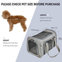 Soft-Sided Pet Travel Backpack for Small Dogs and Cats