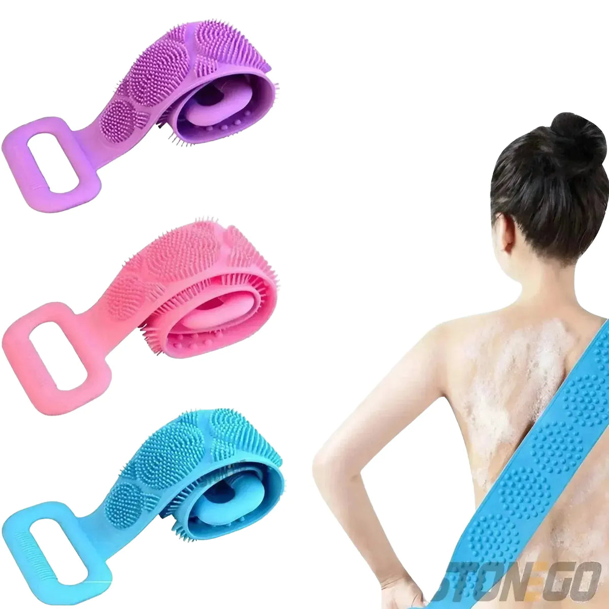 Spa-Style Back Scrubber - Home Shower — product view 1