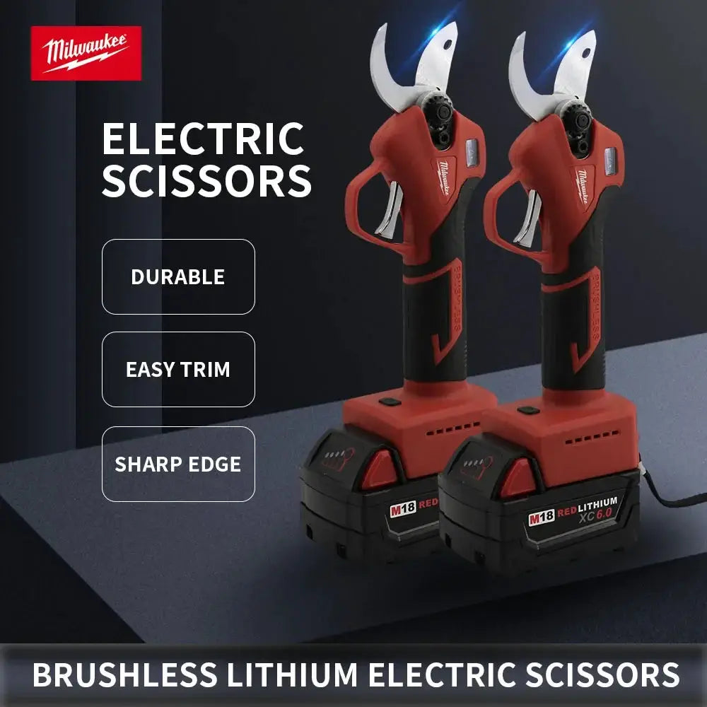 Milwaukee Cordless Electric Pruning Shears 18V Battery