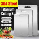 Titanium Cutting Boards for Kitchen Stainless Steel 304