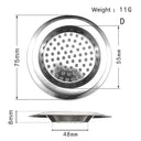 Stainless Steel Sink Mesh - No More Clogged Drains