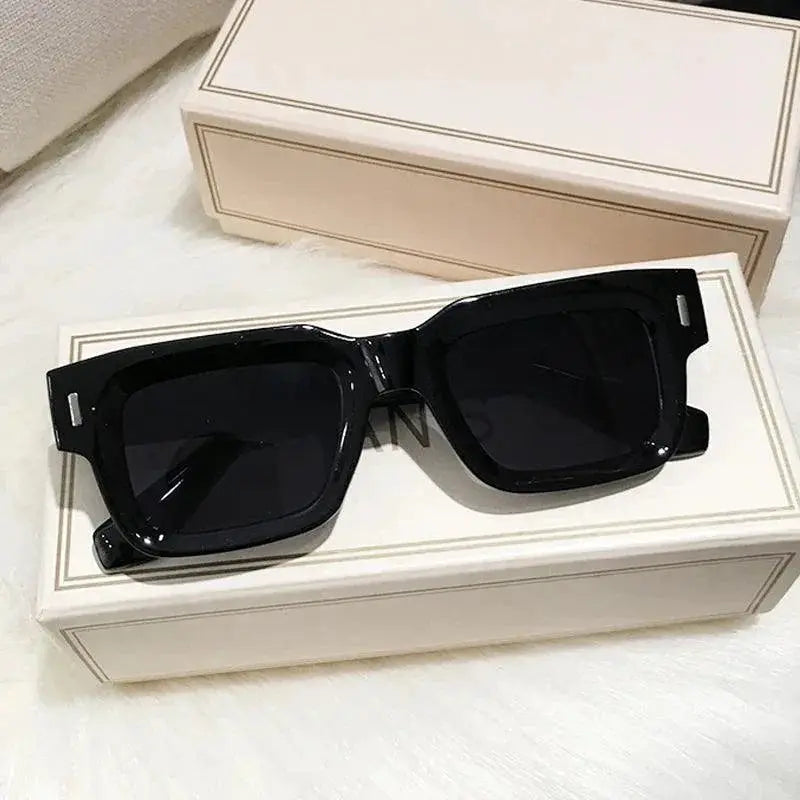 Unisex Ocean Color Square Sunglasses UV Protection