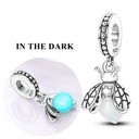 Sterling Silver Charm Bead Firefly