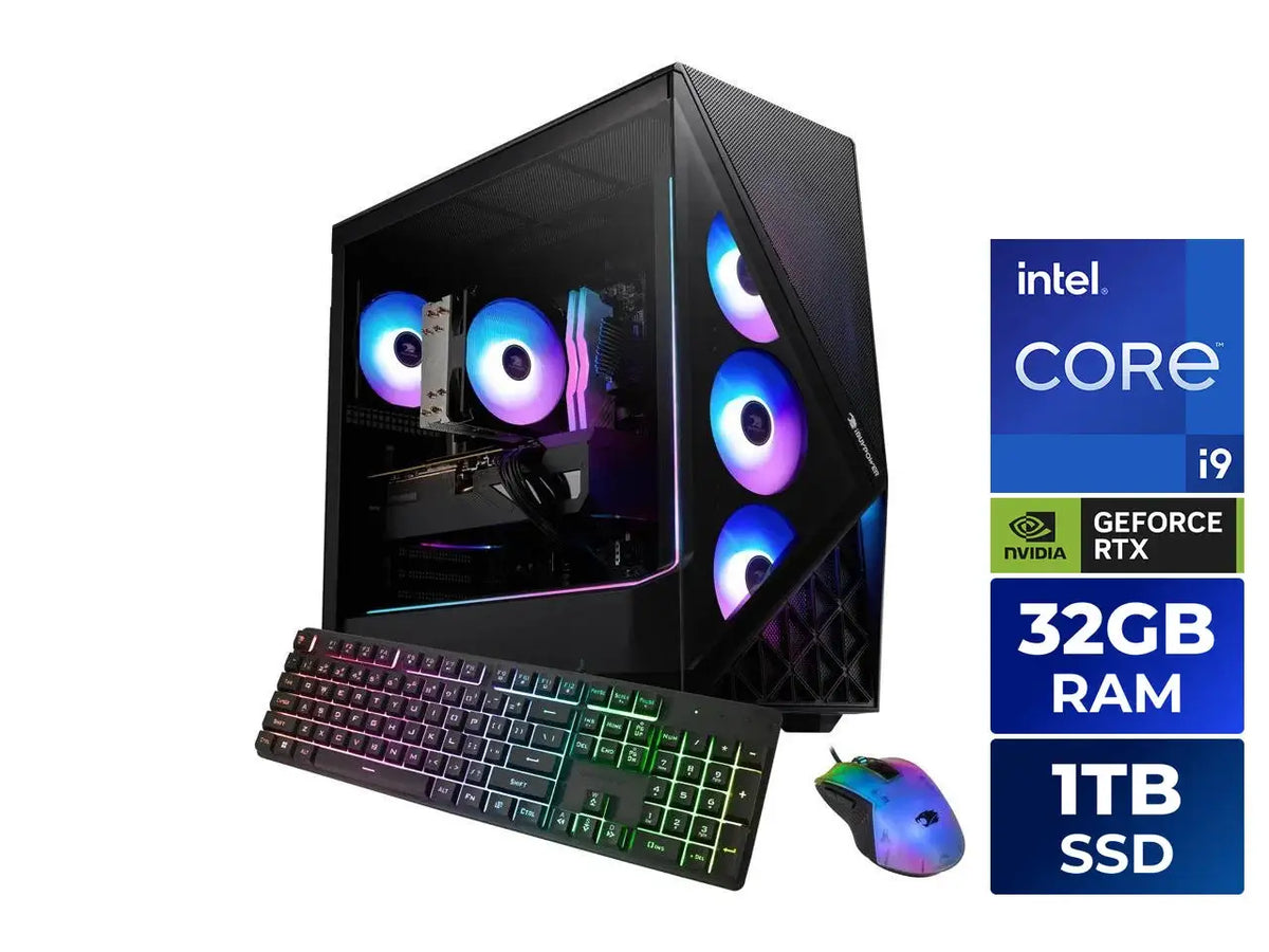 iBUYPOWER Slate Gaming PC Desktop - Intel Core , NVIDIA — product view 1