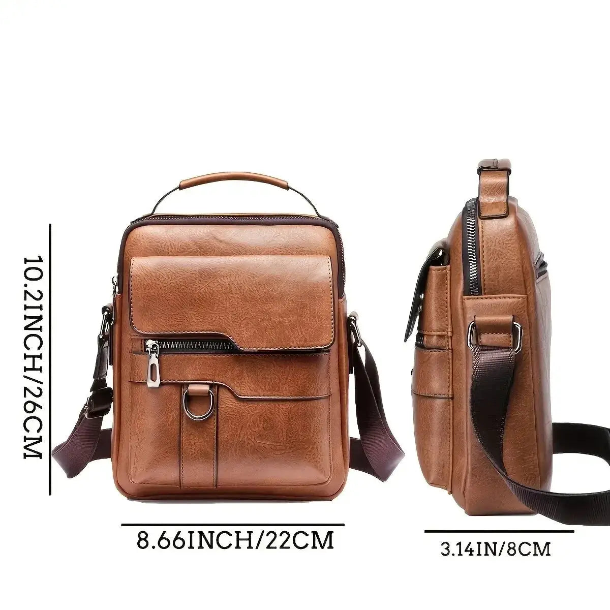 Brand Men Shoulder Bag For 9.7 Inch iPad PU Leather Flaps - OurLum.com