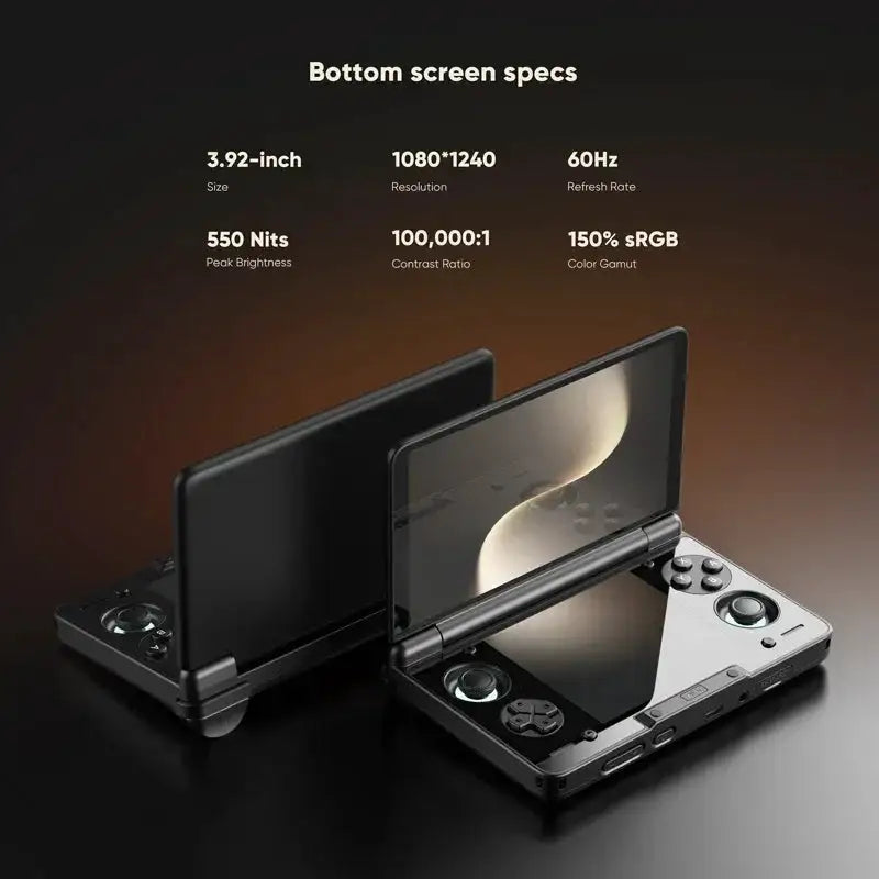 AYN Thor Dual OLED Clamshell Handheld 120Hz Snapdragon 8 Gen2 TCC Multitasking Active Cooling Android Gaming Console gift