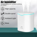 USB Air Humidifier With Aromatherapy & Dual Spray For Home