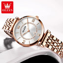 OLEVS Women Mesh Link Stainless Watch