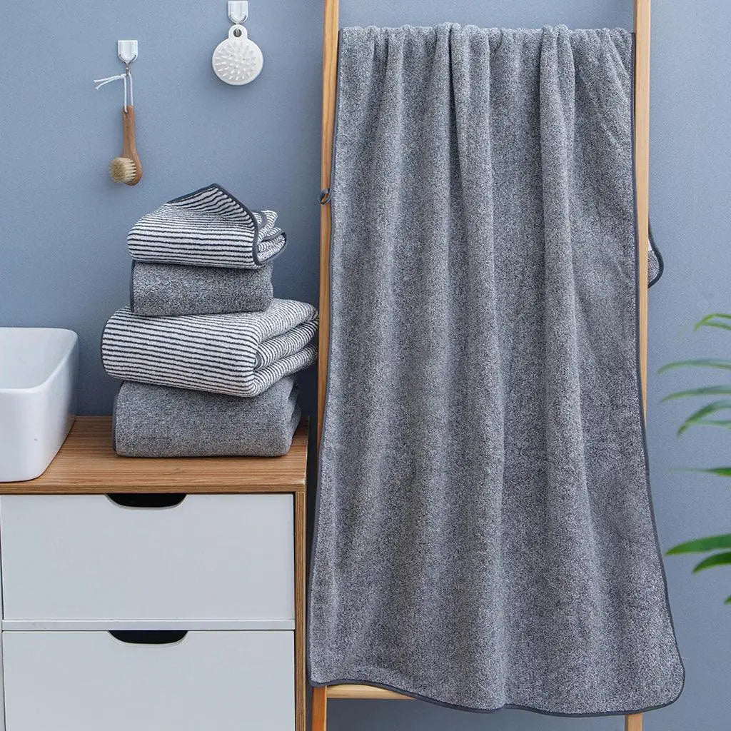 Thickened Microfiber Bath Towel For Body Luxury Home Spa