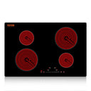 SucceBuy Burners Built-in Induction Stove Top Ceramic Glass