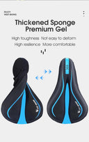 Gel Memory Foam Waterproof Bike Seat Cover for Comfort