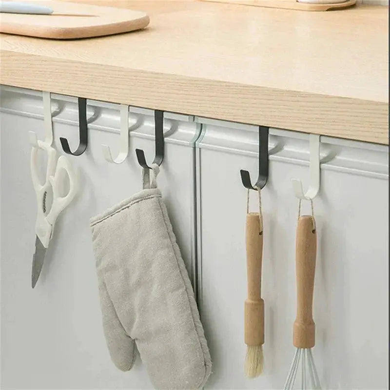 Multi Purpose Hooks Kitchen Cabinet Door Back Hook Hanger