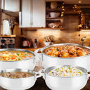 Nonstick Caldero Set with Glass Lids Tile Pots or Stews