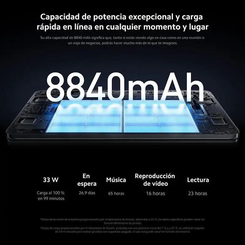 Xiaomi Pad 6 Tablet 11 Inch Snapdragon 870 Fast Charge