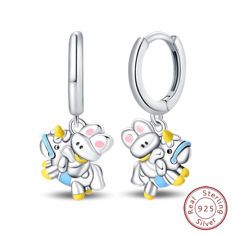 Luminous Firefly Earrings Sterling Silver