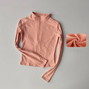 Outdoor Sports Long Sleeved Women Slim Yoga Clothes Top