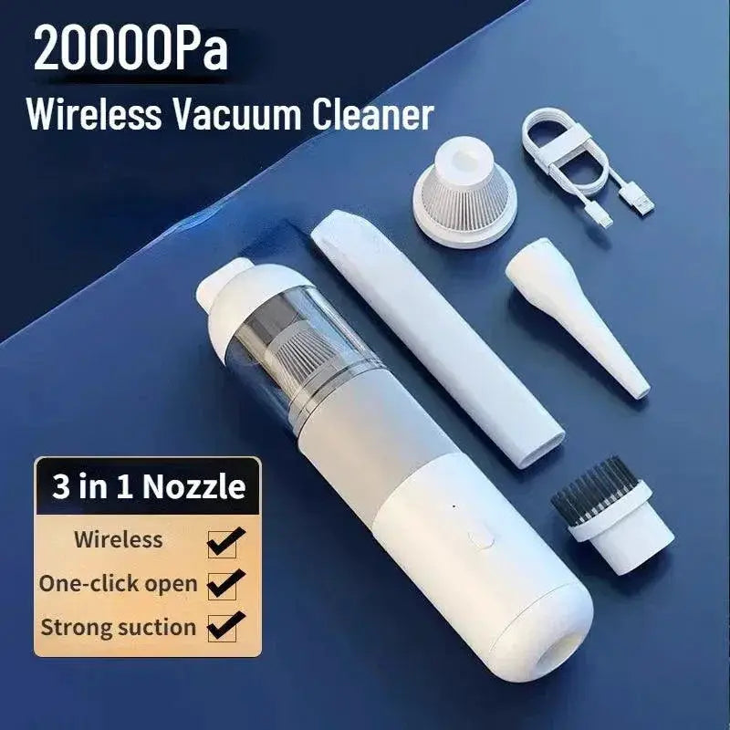 Cordless Car Vacuum Cleaner for Home Use Strong Suction