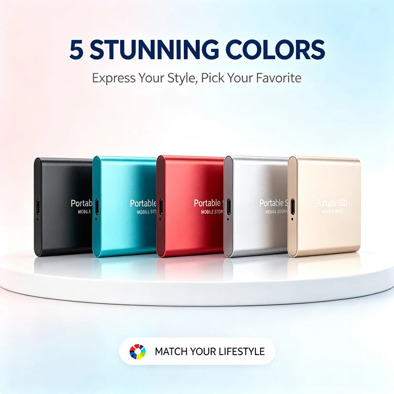 Portable Laptop External SSD Drive