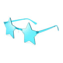 Frameless Star-Shaped Sunglasses for Cosplay and Fashion