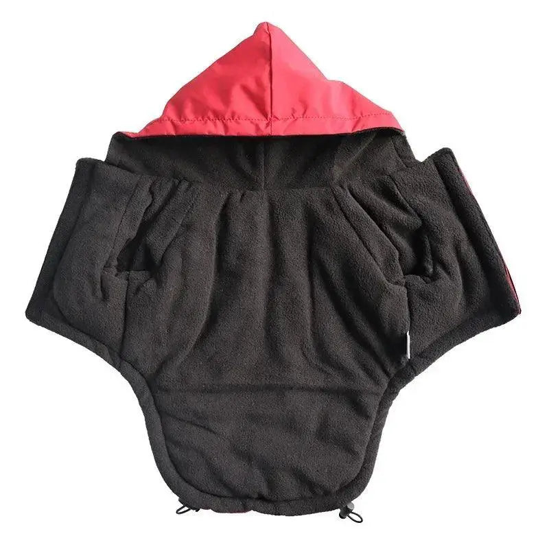 Reflective Waterproof Dog Hooded Jacket For Small Breeds