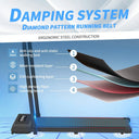 Foldable Under Desk Treadmill Walking Pad Space Saving Home Use