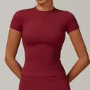 NCLAGEN Women Running Tee - Breathable Nylon Top