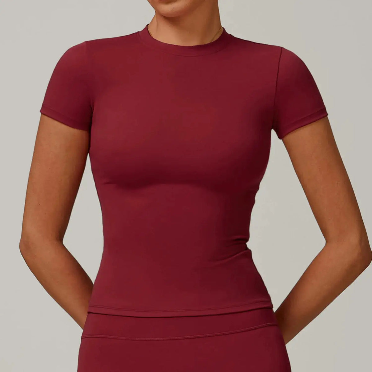 NCLAGEN Women Running Tee - Breathable Nylon Top — product view 17