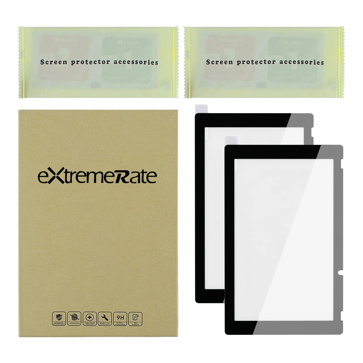 eXtremeRate 2 Pack Border Transparent