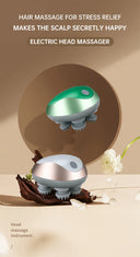 3D Waterproof Electric Head Massager Wireless Scalp Massage