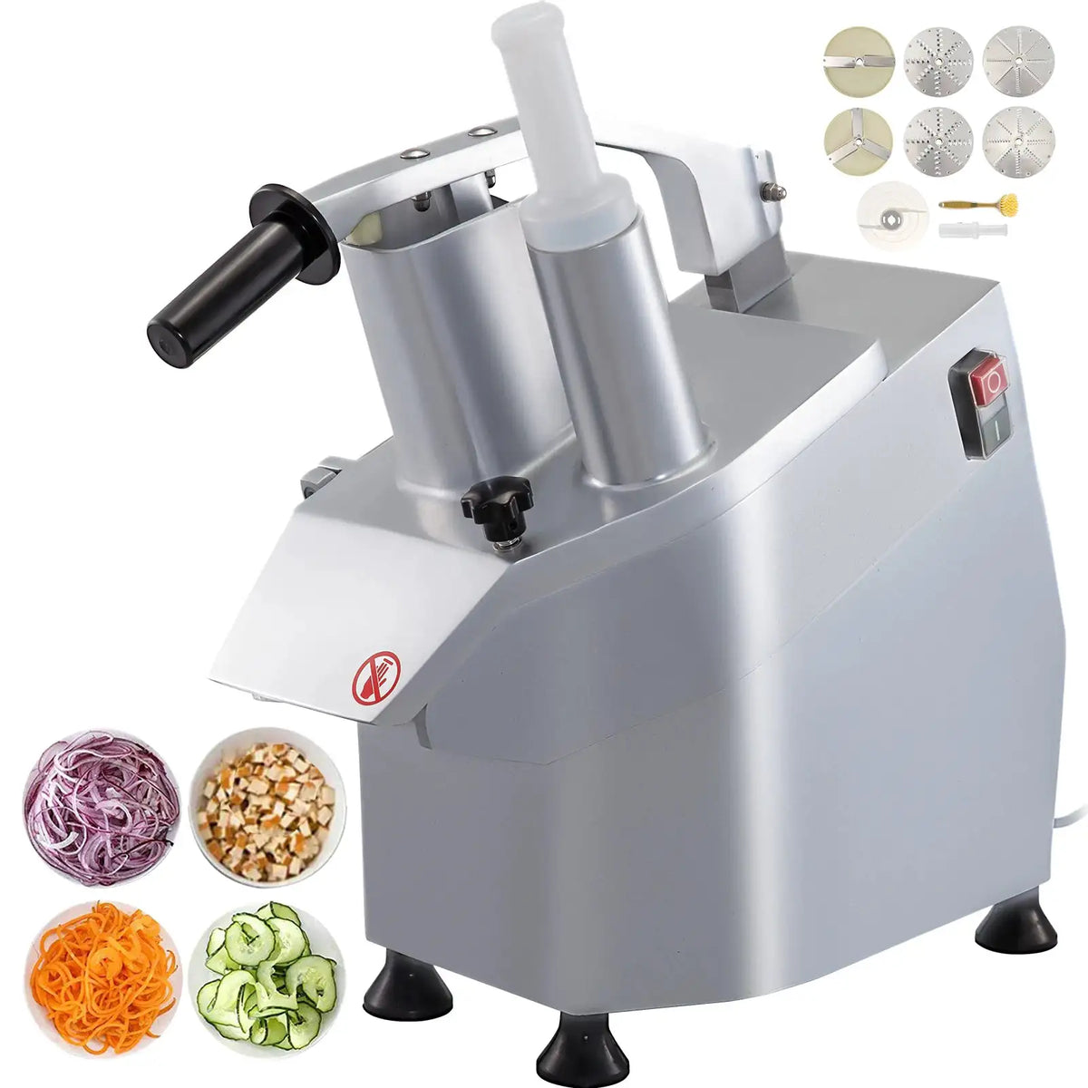 SucceBuy Electric Vegetable Fruit Cutter with x Cutting Disks — product view 1