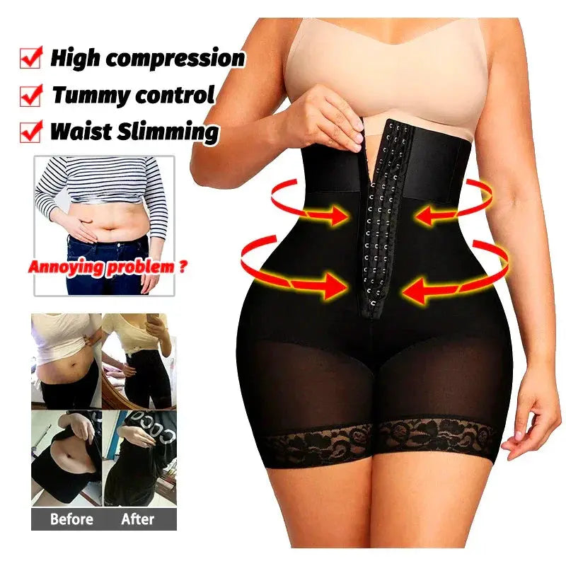 High Waist Lace Shapewear Tummy Control and Butt Lifter