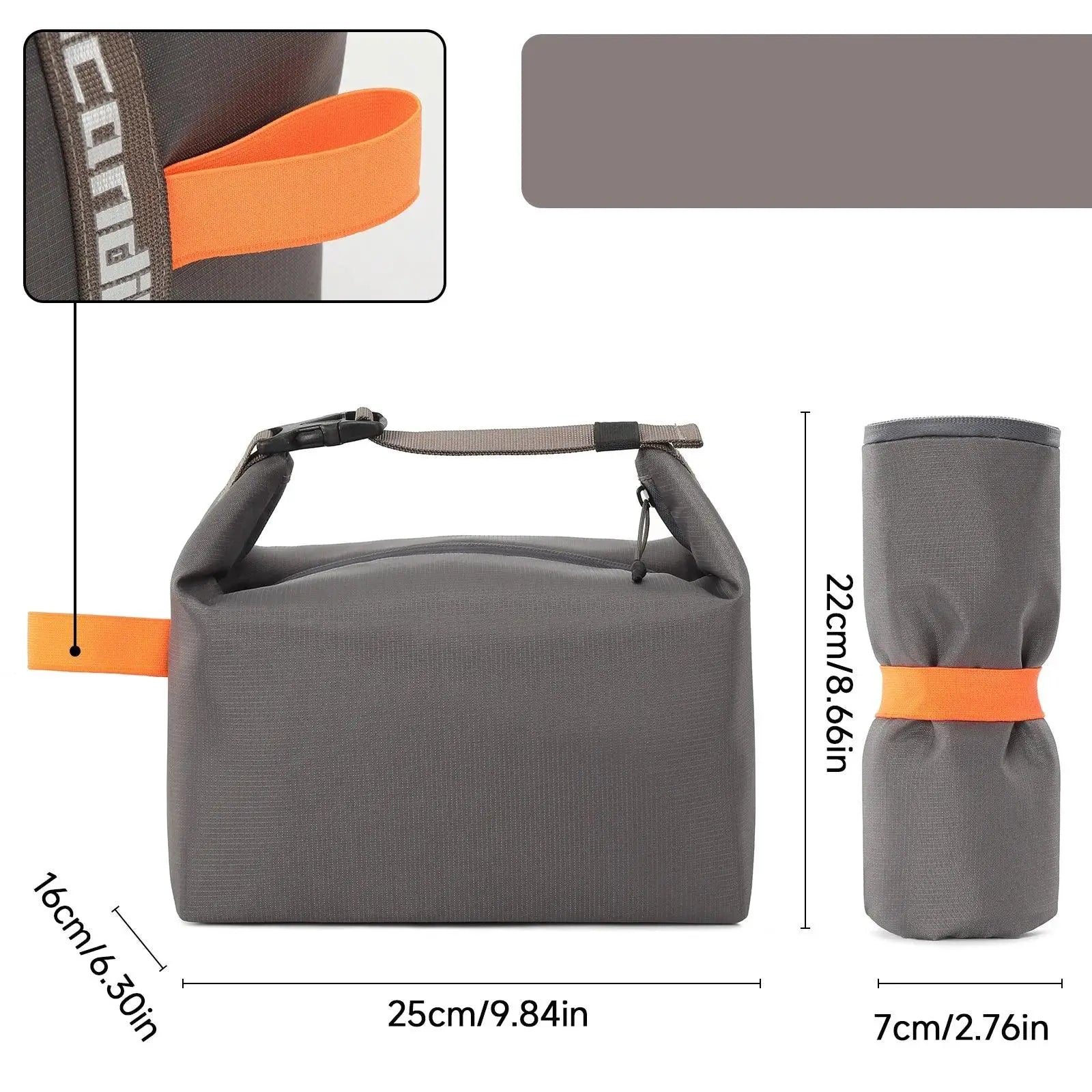 Insulated Lunch Bag Bento Pack Portable Food Storage