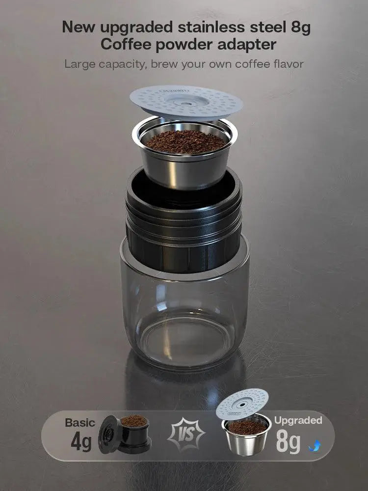 HiBREW Portable Coffee Machine For Car And Home Espresso