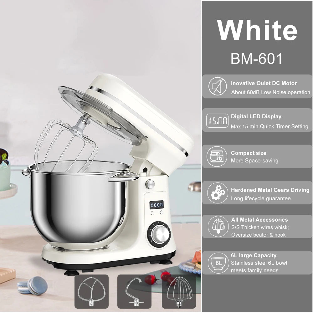 BioloMix Kitchen Stand Mixer With Quiet DC Motor — product view 9