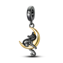 Cat Collection Silver Charm Bead