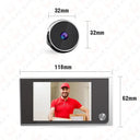 KAK 3.5 Inch Door Peephole Camera With 120 Degree Angle Display Keeps You Safe