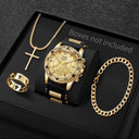 Arabic Dial Men Business Quartz Watch