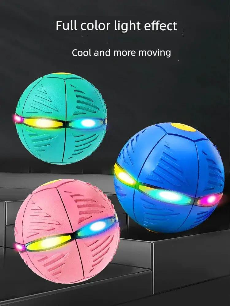 Deformation Ball Elastic Flying Saucer Outdoor Toy - OurLum.com