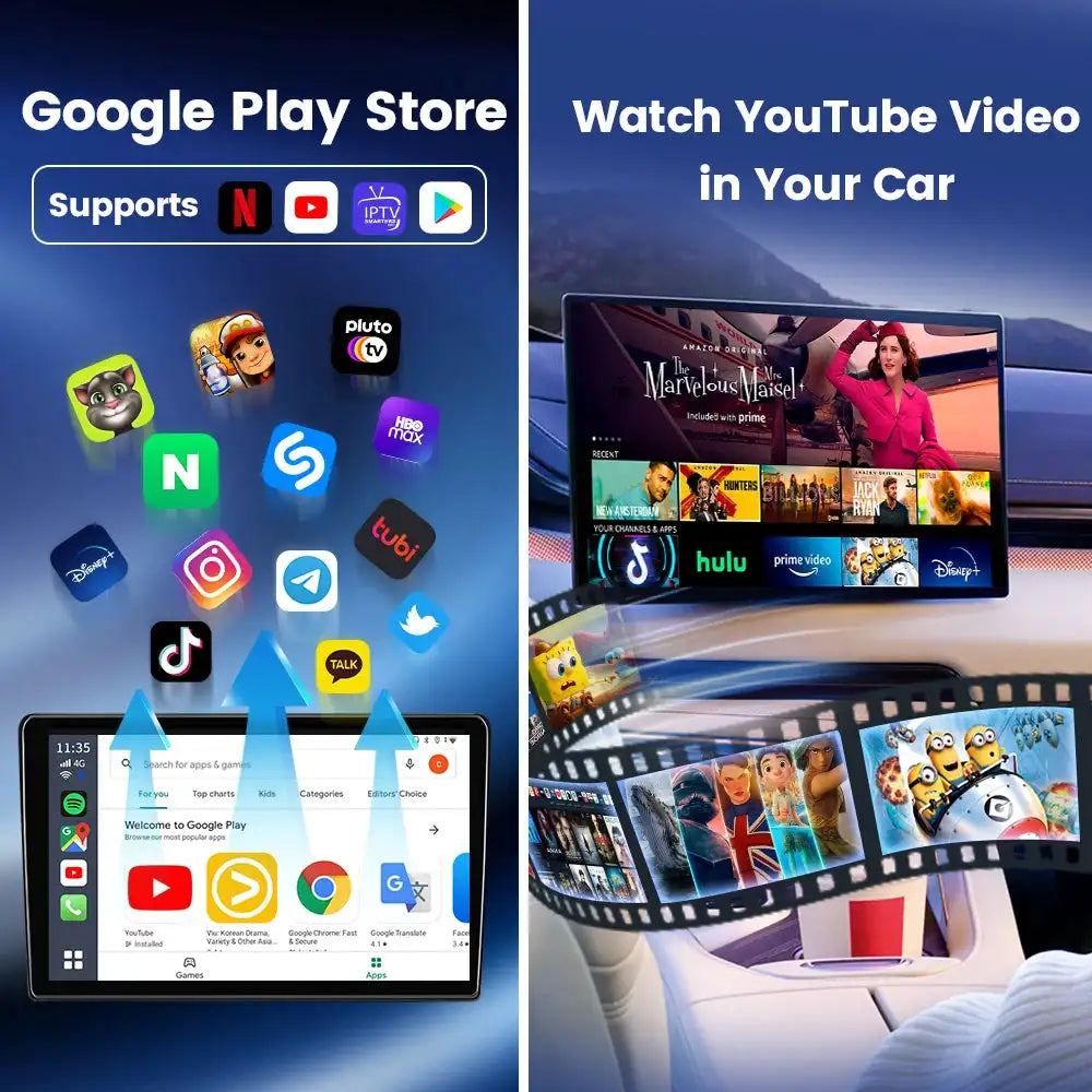 Carlinkit Ai Box Android Led Wireless Android Auto & CarPlay — product view 3