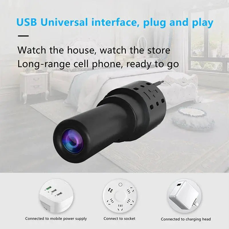 Mini HD 1080P Wireless Baby Monitor Camera With Audio