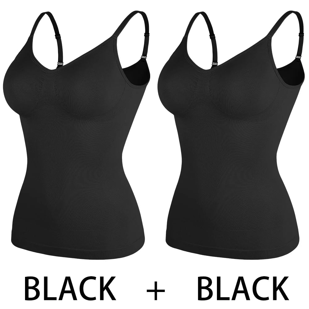 Builtin Bra Shapewear Camisole Tank